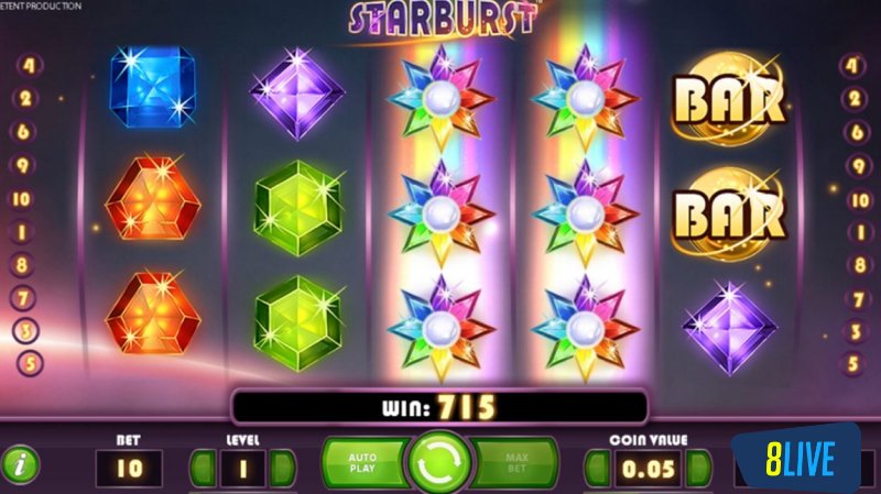 Cách chơi Starburst Slot